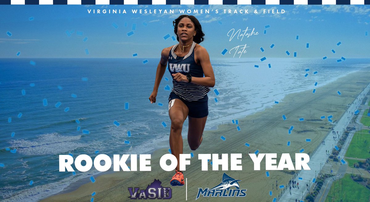 marlinsathletic's tweet photo. Congratulations Natashe Tate Named VaSID Indoor Track &amp; Field Rookie of the Year! 

#MarlinNation // #RookieoftheYear // #VaSID https://t.co/KsMesaM09S