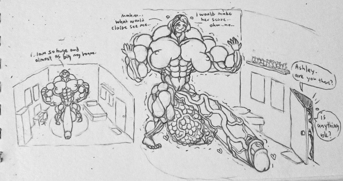 softspongebread's tweet photo. QenHaruma @QenHaruma 23h
Ashley sudden muscle growth pt2 #fmg #femalemusclegrowth #femalemuscular #musculargirl #futanari #AshleyGraham #musclegrowth #muscle #musclequeen #muscleart #muscleexpansion #comicgrowth #growth #nsfwart #nude #ResidentEvil4Remake #sexy #hugefuta https://t.co/ldwD4afOwZ