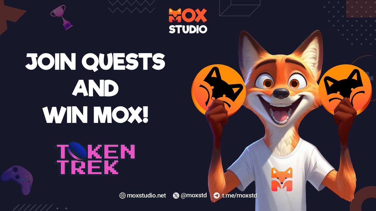 Hey there! 🌟 We're live on Token Trek now.

Complete quests and win Mox tokens. 🚀

Participation is limited to 500 people...

Join now! 
tokentrek.io/dashboard/proj…

#Radix  $XRD $MOX #Moxstd #P2E #Game #MoxieMomentum #TokenTrek <a href="/radixdlt/">Radix - Radically Different DeFi</a>