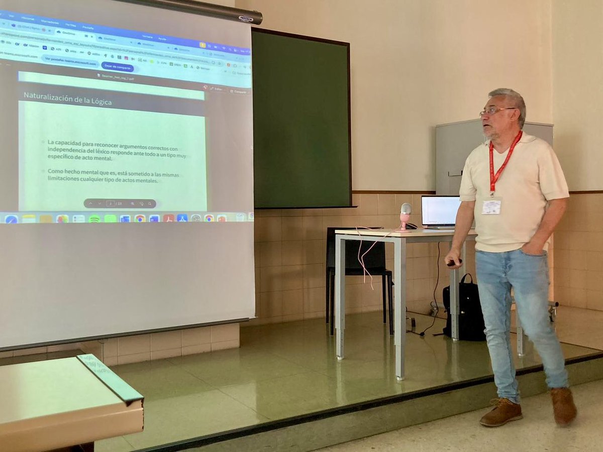 PHIDELO20C's tweet photo. Ayer tuvo lugar el Symposium «Reseteando la lógica» con las participaciones de Enrique Alonso (@ealonso256), Claudia Fernández (@clau5anj) y Ana R. López, miembros del proyecto, en el XI Congreso de la @solofici en la Universidad de Oviedo (@xislmfce). 😎🤗 https://t.co/84349cAvwG