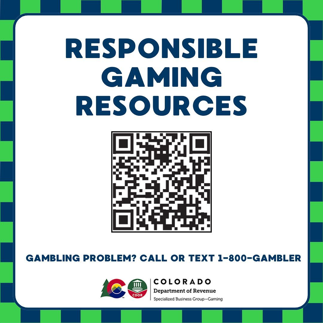 If you or someone you know is struggling with problem gambling, there are many resources available to help. Visit sbg.colorado.gov/problem-gambli… or scan the QR code for more. Gambling problem? Call or text 1-800-GAMBLER