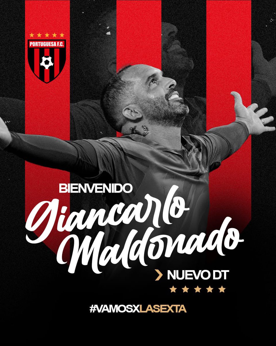 Portuguesa_FC's tweet photo. 🙌🏻 Querido Giancarlo Maldonado, bienvenido al Portuguesa FC. 

Es nuestro momento. Maldonado es 𝒓𝒐𝒋𝒊𝒏𝒆𝒈𝒓𝒐.

#VamosXLaSexta • https://t.co/9qbyBhf7wb