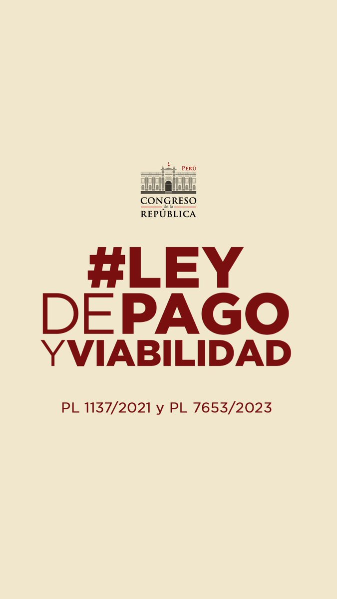 𝗧𝗨𝗜𝗧𝗔𝗦𝗢 𝗠𝗨𝗡𝗗𝗜𝗔𝗟 

#𝗟𝗲𝘆𝗗𝗲𝗣𝗮𝗴𝗼𝗬𝗩𝗶𝗮𝗯𝗶𝗹𝗶𝗱𝗮𝗱 
#NoALasMentiras 
#LaUquierePagar

<a href="/congresoperu/">Congreso del Perú 🇵🇪</a> tienen el respaldo del verdadero Hincha del Fútbol Peruano.

 "𝘼 𝙇𝘼 𝙐 𝙇𝙊 𝘿𝙀𝙁𝙄𝙀𝙉𝘿𝙀 𝙎𝙐 𝙃𝙄𝙉𝘾𝙃𝘼𝘿𝘼"

<a href="/JorgeFlores_pe/">Congresista Flores Ancachi, Jorge</a> @Congresoperu