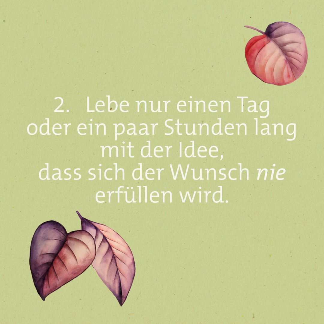 U_Scheuermann's tweet photo. Eine Idee, um dein Leben zu erleichtern: Wenn Wünsche sich nicht erfüllen, ist das schmerzhaft. Aber einige Wünsche werden sich vielleicht nie erfüllen. Um nicht an diesen Wünschen zu leiden, hilft ein Gedankenexperiment. Enttäuschungen &amp; Trauer bewältigen https://t.co/uf1u90xsBU https://t.co/a6FpTB58Uz