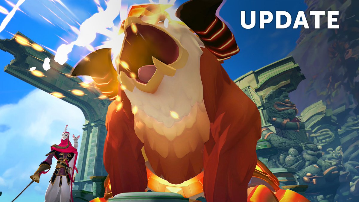 GoGigantic's tweet photo. Our major July patch has just gone out on all platforms, including tons of fixes and balancing changes. Check out the patch notes at the link below! 💯 

📜 > https://t.co/dFZhZhChnl https://t.co/iOkUMox9ox