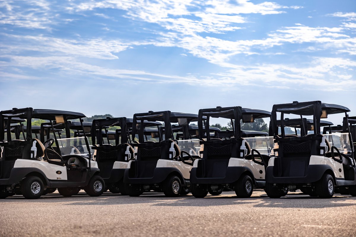 CityofGreer's tweet image. A new fleet of carts have arrived at @GreerGolfCourse! Yesterday, Club Car delivered the new carts and they’re ready to roll out for the rest of the summer. Be sure to book your tee time today at greergolf.com
