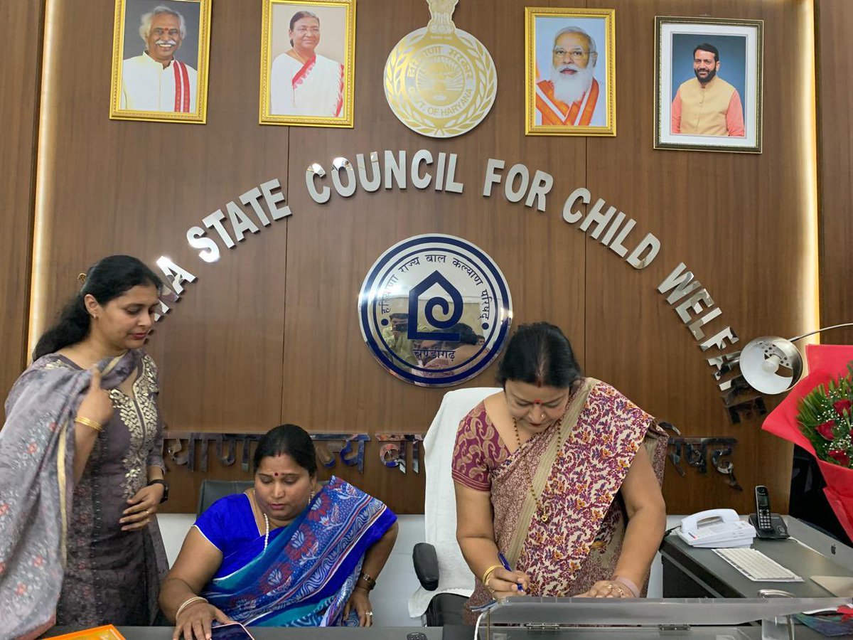 ishivanijindal's tweet photo. A lot of hard work is hidden behind this one signature. 

Hats off to Dr. Sushma Gupta ji on her appointment &amp; assuming responsibility of Honorary General Secretary (HGS) in @hsccwhry.

We hope your new role fosters success in you &amp; brings rectification in the council’s future. https://t.co/mto1wGokIh
