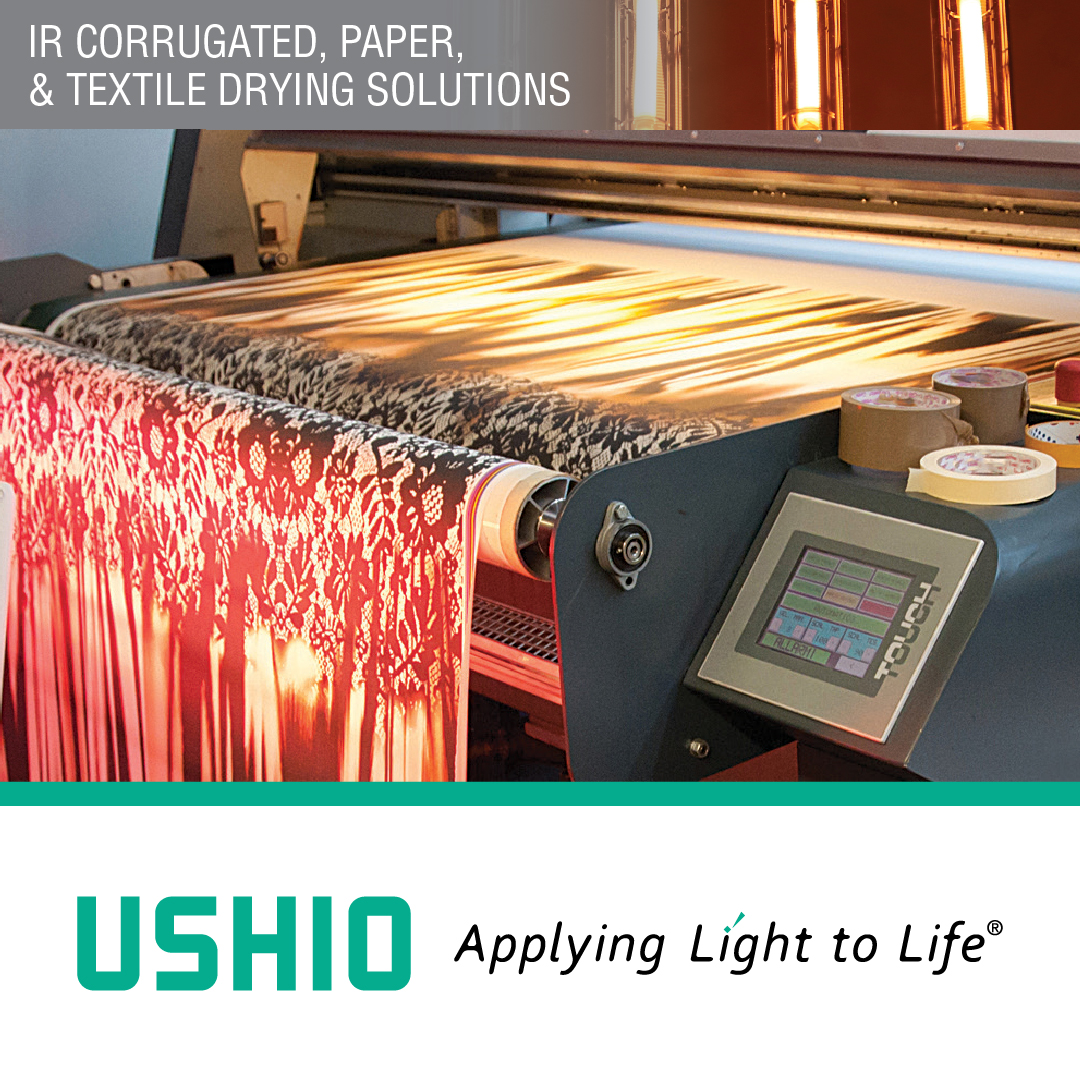 UshioAmerica's tweet photo. #Ushio #Infrared #Heaters are great source for drying in the #PrintingIndustry. #IRlamps can dry variety of inks on corrugated box, paper, or different textile materials speeding up production time &amp; saving on energy costs #Largeformatprinters #Corrugatedinkdrying #Textiledrying https://t.co/Ki5VxMH6hQ