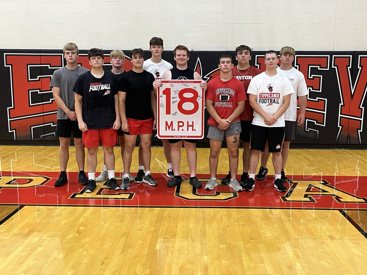 You get what you emphasize!!! Since January, we have run max velocity sprints three days a week!! Very proud of all our guys on the improvements they’ve made with speed!! Skill players &gt; 20 MPH and OL/DL &gt; 18 MPH!! Each year, the group keeps growing!!! #believeit