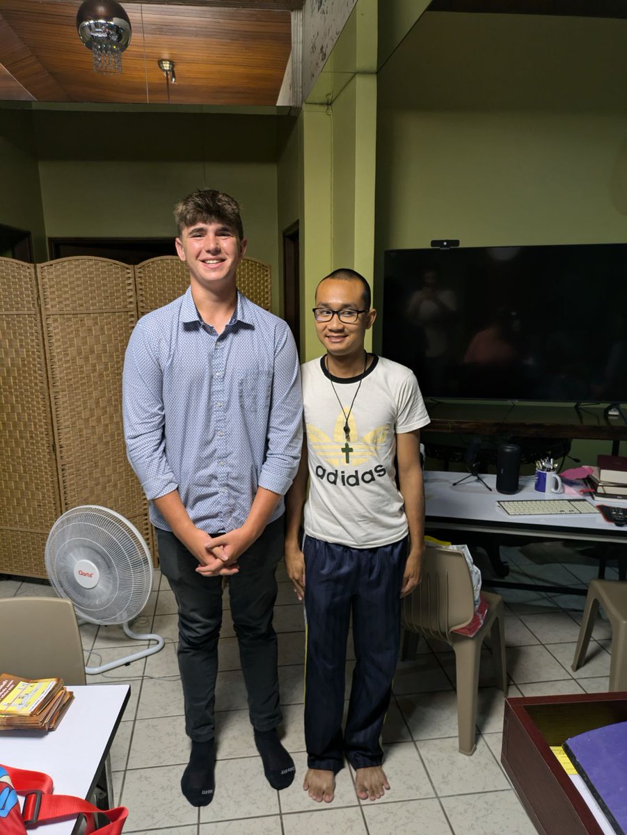 parksutton's tweet photo. My son got to preach his first message in Thailand last night, And the young man on the right trusted Christ. #Soblessed. #Awesone #Greatestjobintheworld. https://t.co/ksYzXnyCo6
