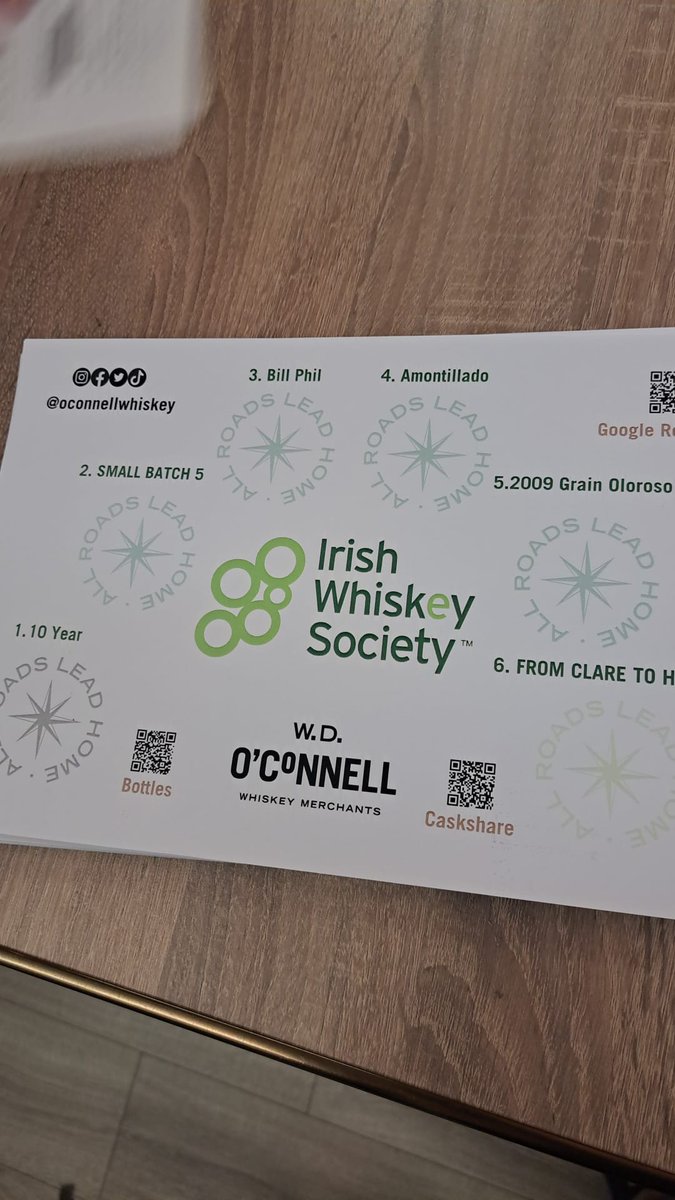 KevinAbrook's tweet photo. Heading off to Dublin for tonight's @IrishWhiskeySoc tasting event with @OConnellWhiskey .🥃👍
Should be good! #wdoconnell #irishwhiskeysoc https://t.co/za6hvphpB0