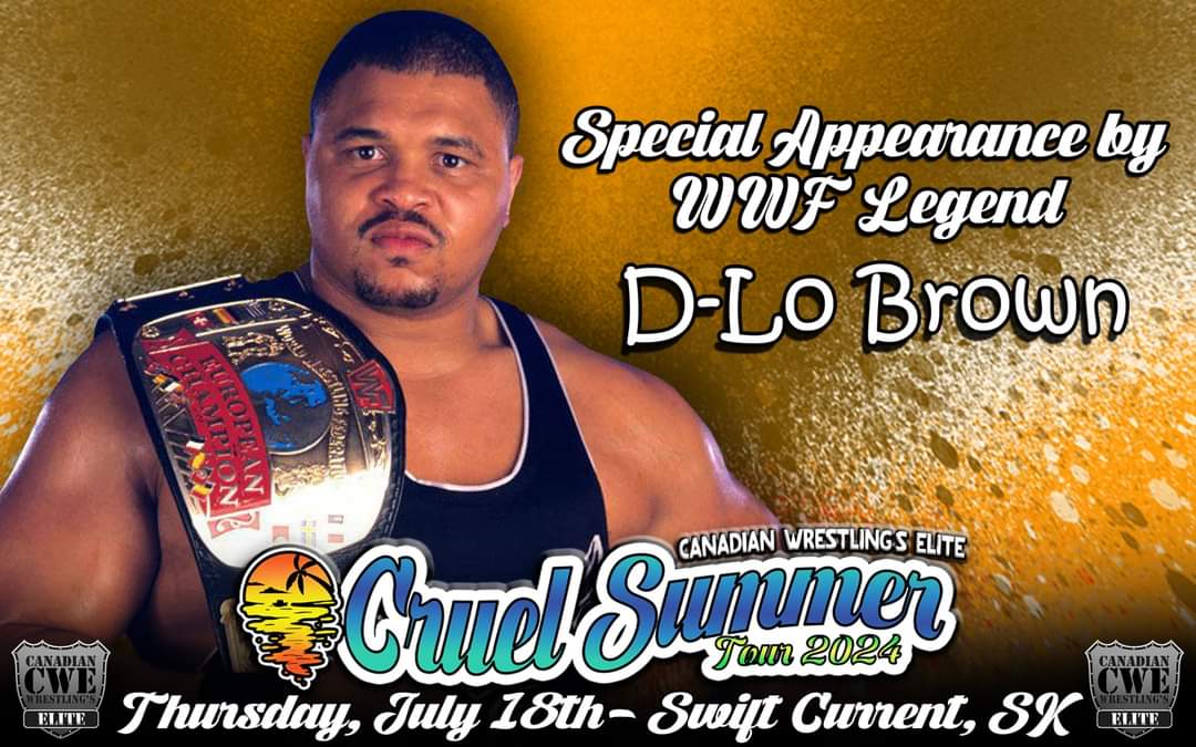 Danni Deeds (@dannideeds) on Twitter photo A first-time appearance.
A last go around with <a href="/josh_cheeks/">Josh “Cheeks” Holliday</a>.
A final <a href="/CWECanada/">Canadian Wrestling's Elite</a> date on the prairie portion of my Summer of Audacity Tour.
It's gonna be one audacious night for #SwiftCurrent TONIGHT!
Get tickets now at Pharmasave and cwetickets.com A first-time appearance.
A last go around with <a href="/josh_cheeks/">Josh “Cheeks” Holliday</a>.
A final <a href="/CWECanada/">Canadian Wrestling's Elite</a> date on the prairie portion of my Summer of Audacity Tour.
It's gonna be one audacious night for #SwiftCurrent TONIGHT!
Get tickets now at Pharmasave and cwetickets.com