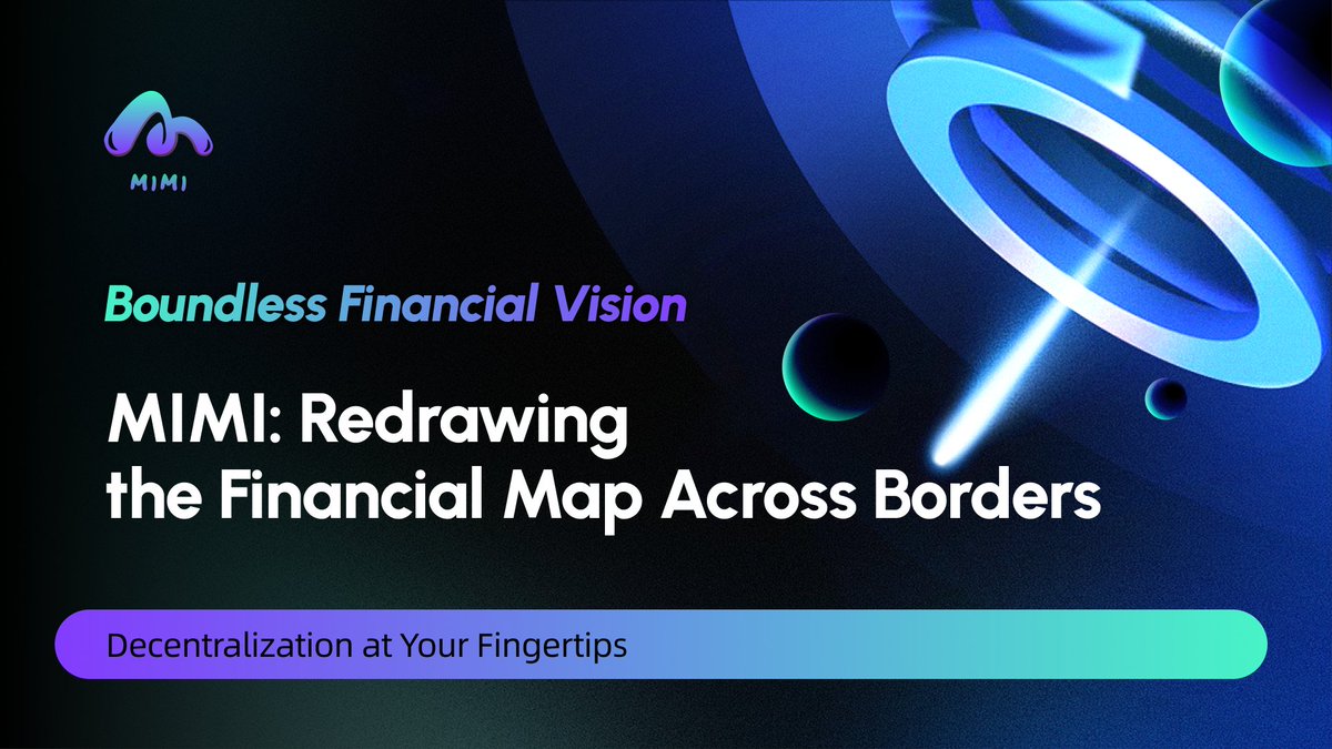 👀MIMI: Transforming Liquidity into Art
🔥Each fund transfer shapes the future of finance
#Liquidity #Finance