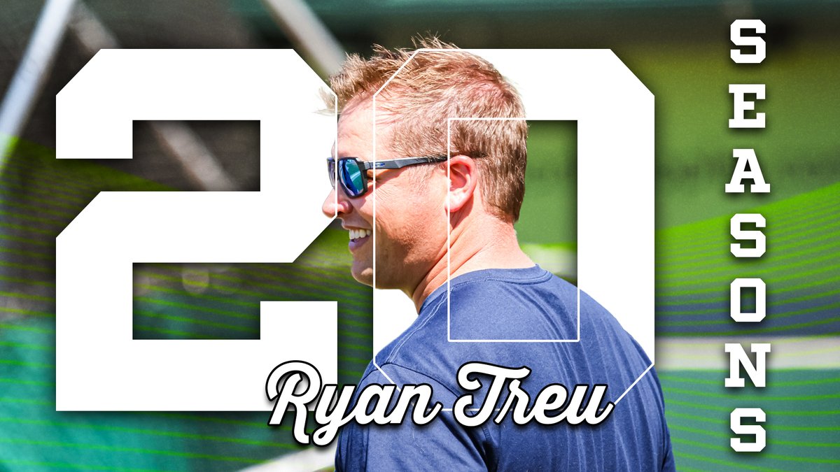 At yesterday's game we celebrated a special milestone - Team President &amp; GM, Ryan Treu, has been a member of the Woodchucks front office for 20 Seasons! We recognized him with a quick recognition on the field in between innings. 🎉

Thank you Ryan for 20 amazing seasons of