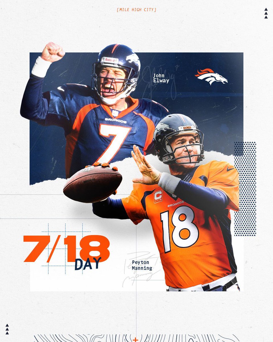 🐐🐐

Happy 7️⃣/1️⃣8️⃣ day, #BroncosCountry!