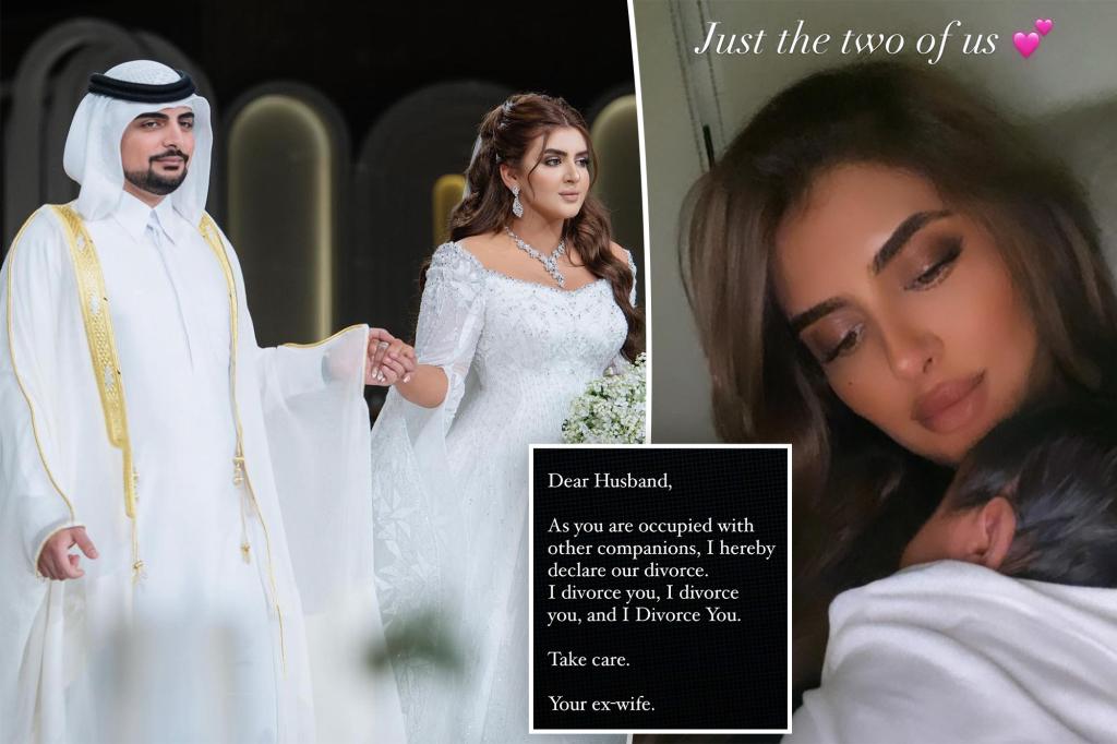 Dubai princess announces shocking divorce on Instagram ...