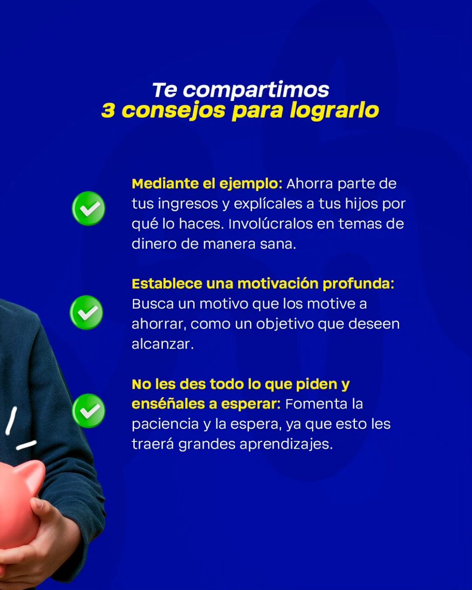 BilleteraBank's tweet photo. ¡Con nuestra #BilleteraP2P, podrás enseñarles a tus hijos la importancia del ahorro de una manera práctica y segura!.

#BilleteraVirtual #Billeteradigital #dolares
#AhorroEnDólares #AhorroSeguro https://t.co/ScT4Zde6pP