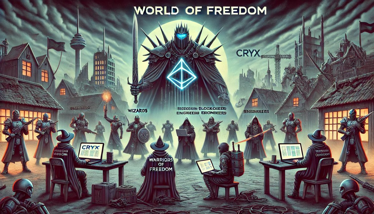 WoFgamefi's tweet photo. $WOF is going life in less than 4 hours, our team is feeling ecstatic ready to give it all.

Freedom warriors are holding a convention celebrating the new warriors that are about to rise up and fight next to them against CryX. 

Will you be one of them?

#gamefi #Web3Gaming #web3 https://t.co/7OjagtC6Ix