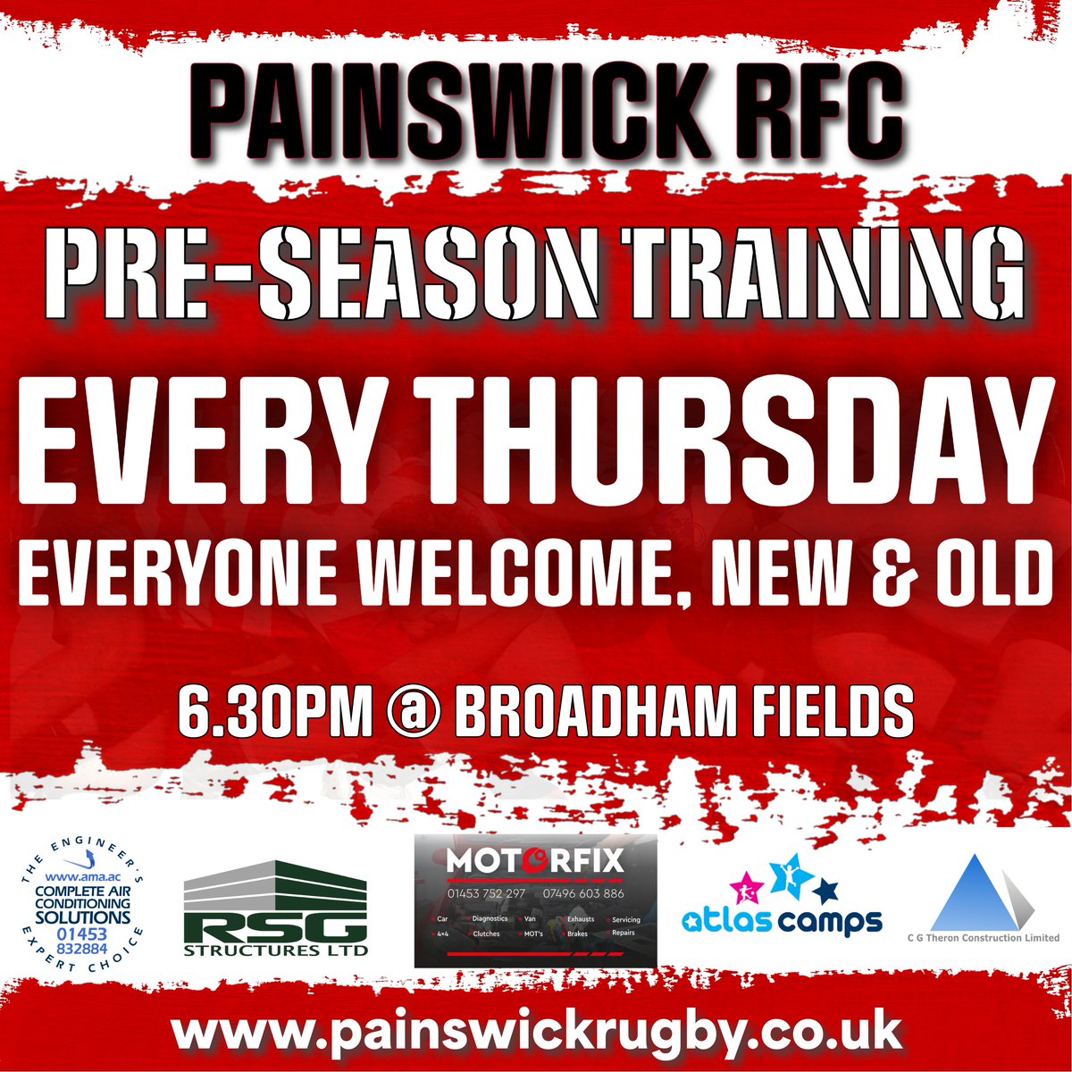 See you there! Bar open after training for well earnt refreshments!
#preseason #backonthehorse #sweaty