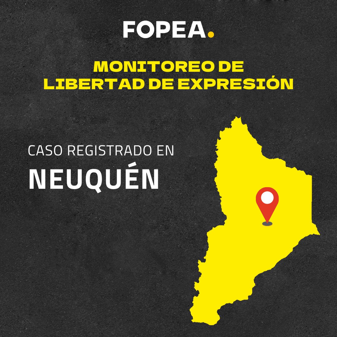 #FOPEALibertadDeExpresión 📢 FOPEA manifiesta su preocupación por la carta documento que el periodista neuquino Matías Césari recibió de una empresa privada

El Foro de Periodismo Argentino (FOPEA) manifiesta su preocupación por la carta documento que el periodista neuquino 👇