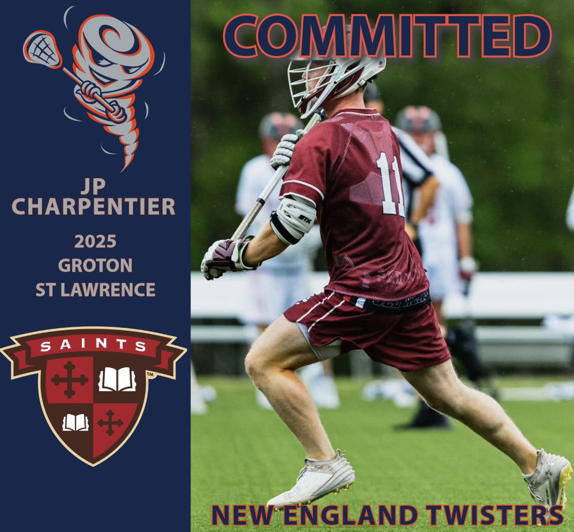 New England Twisters (@netwisters) on Twitter photo Congratulations to 2025 JP Charpentier (Groton) on his commitment to St. Lawrence!
<a href="/GrotonZebras/">Groton Athletics</a> <a href="/Saints_MLax/">Saints Men's LAX</a> <a href="/NELaxJournal/">New England Lacrosse Journal</a> <a href="/bostonlaxnet/">BostonLax</a> <a href="/ILPreps/">ILPreps</a> Congratulations to 2025 JP Charpentier (Groton) on his commitment to St. Lawrence!
<a href="/GrotonZebras/">Groton Athletics</a> <a href="/Saints_MLax/">Saints Men's LAX</a> <a href="/NELaxJournal/">New England Lacrosse Journal</a> <a href="/bostonlaxnet/">BostonLax</a> <a href="/ILPreps/">ILPreps</a>
