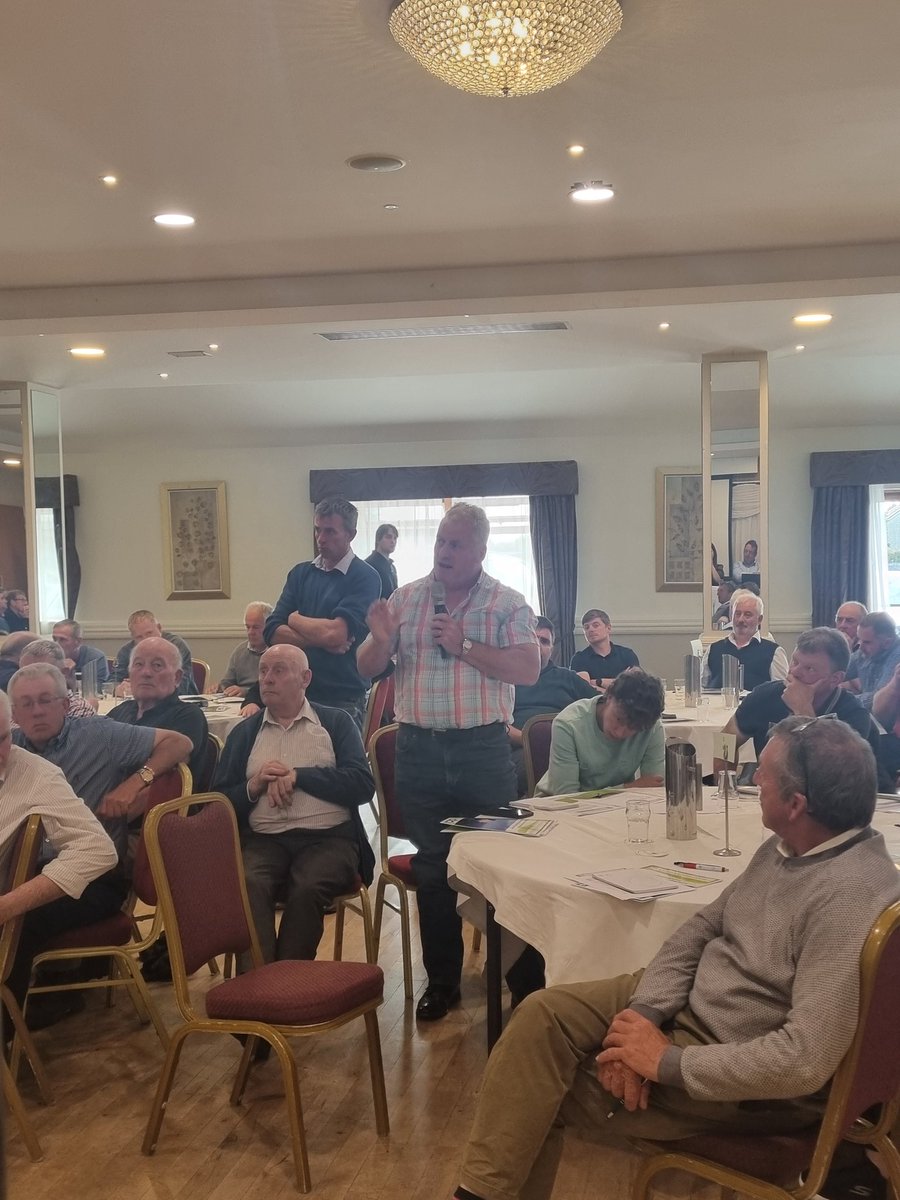 Questions from the floor to Minister <a href="/McConalogue/">Charlie McConalogue</a> on critical issues including Nature Restoration Law &amp; Land Designations, ACRES, Women in Ag, Young Farmers, Sheep &amp; Suckler sector &amp; Organics scheme
<a href="/agriculture_ie/">Dept of Agriculture, Food and the Marine</a>
#inhfa #fairnessnotfavouritism