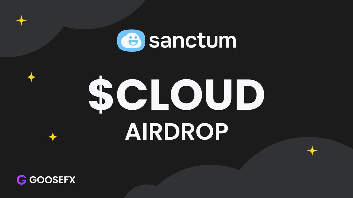 GooseFX1's tweet photo. Soar into the ☁️

@sanctumso 's official token - $CLOUD just went live today so here's a thread from Intern to make sure you stay away from any frauds!

🧵 https://t.co/XYfsDj8syj