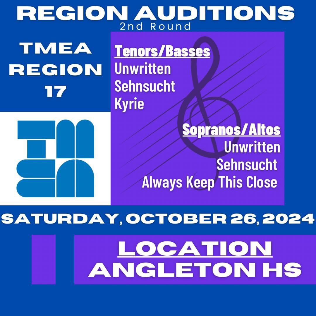 SCsharkchoir's tweet photo. Region 17 music for each audition round! https://t.co/rnn4xI5euD