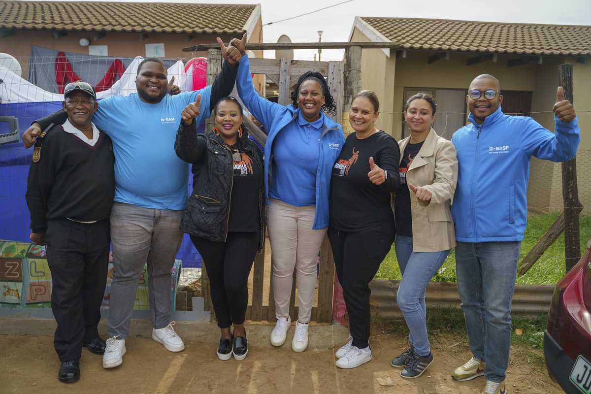 overalleventsEC's tweet photo. Honored to partner with @BASF_Africa on #MandelaDay, donating essential items to an educare centre in Motherwell. Even 67 minutes can make a difference! 🌍✨ #CommunityImpact #GivingBack #67Minutes #Ubuntu #BASF #EasternCape https://t.co/2LzCH0gunF