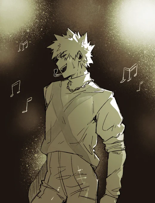 #切爆真ん中バースデー2024

idol AU #kiribaku 🎤❤️🧡 