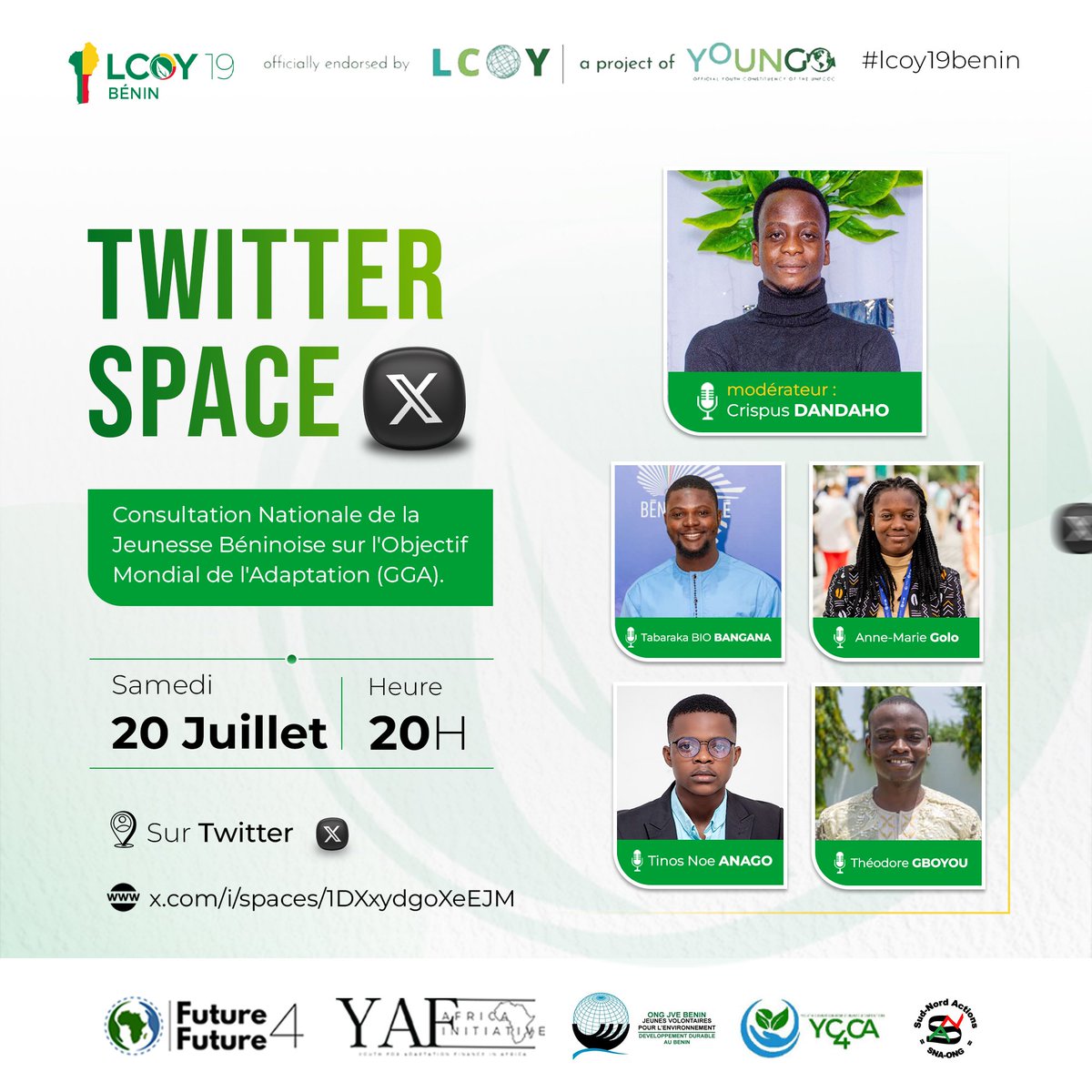 Emmanuelcodjo_'s tweet photo. 🚩Climate Change : join there discussion young people on climate change as a prelude to LCOY19 BENIN in Kétou. 
⤵️
https://t.co/rFaKd1efLO https://t.co/79jVRUXjll