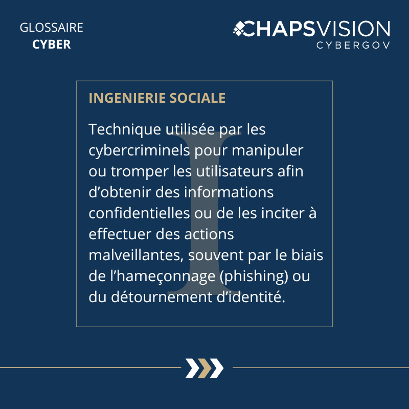 ChapsCybergov's tweet photo. [#DicoChaps du #CyberMois]  Ingénierie Sociale

🤔 Connaissez-vous les attaques par ingénierie sociale les plus courantes ?
1️⃣ Hameçonnage ou phishing
2️⃣ Spearphishing
3️⃣ Malware et ransomware
4️⃣ Vishing
5️⃣ Tailgating ou pretexte
6️⃣ Whaling