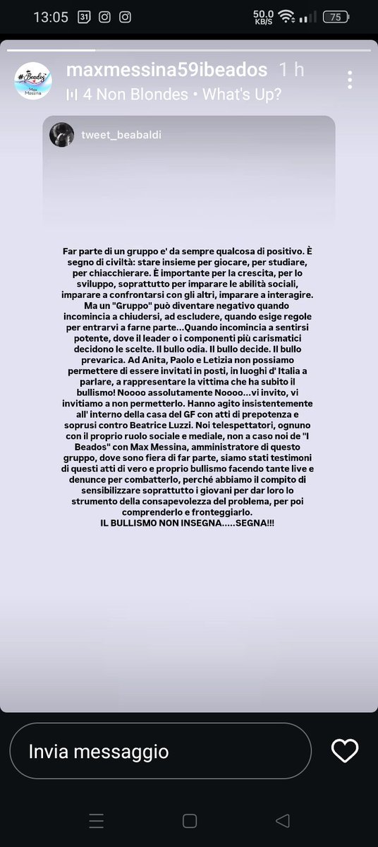 RosaAndronaco's tweet photo. Siamo alla follia. I social sono lo specchio della realtà in cui viviamo. In un mondo ostile fatto apparentemente di persone normali. FERMATELI.
@fandom_aniters #paoleti @LetiziaPetris #paolomasella #anibaldi https://t.co/unu0lgeuVI