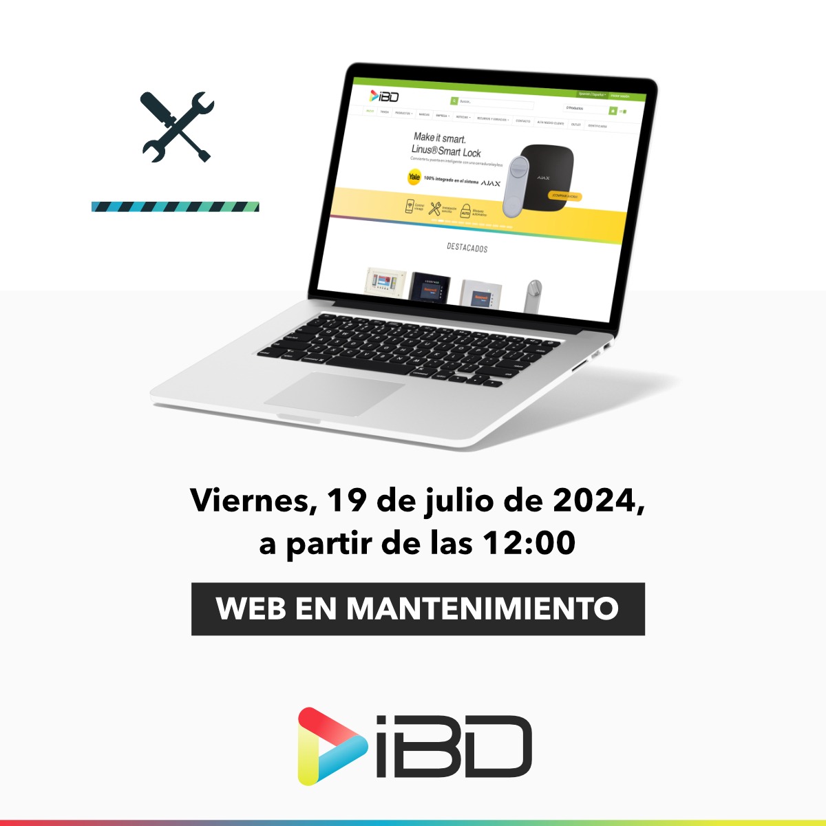 IBDGlobalES's tweet photo. ⚙️ WEB DE IBD GLOBAL EN MANTENIMENTO EL VIERNES 19/07

🗓️ Este viernes, 19 de julio de 2024, a partir de las 12:00 estaremos ejecutando tareas de mantenimiento y mejora en nuestra web. Para cualquier gestión ponte en contacto con tu comercial.

Disculpa las molestias https://t.co/bigewttMrQ