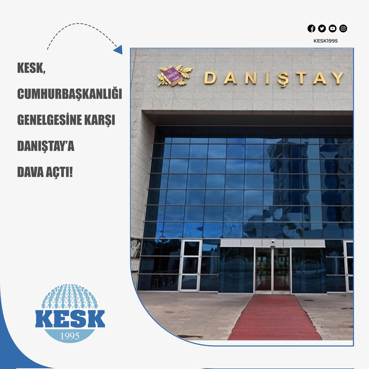 KESK, tasarruf adı altında kamu emekçilerinin servis hakkı gibi kazanılmış haklarına göz koyan Cumhurbaşkanlığı Genelgesine karşı Danıştay’a dava açtı!

KESK, söz konusu genelgenin yürütülmesinin durdurulmasına, yargılama sonucunda iptaline karar verilmesi yönünde Danıştay’a