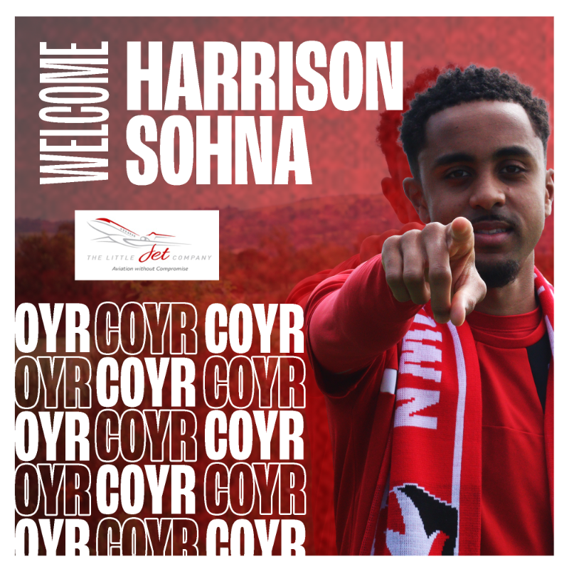 CTFCofficial's tweet photo. We are delighted to welcome midfielder Harrison Sohna to the Club following a successful trial period during pre-season 🫵❤️

Great to have you here, H!

#ctfc♦️