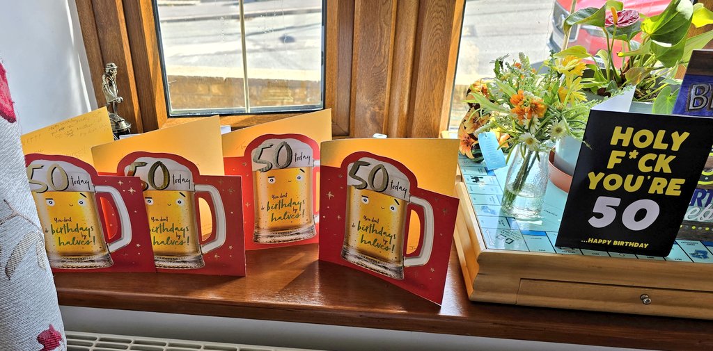 When your brother turns 50 and there's only so many cards to choose from!