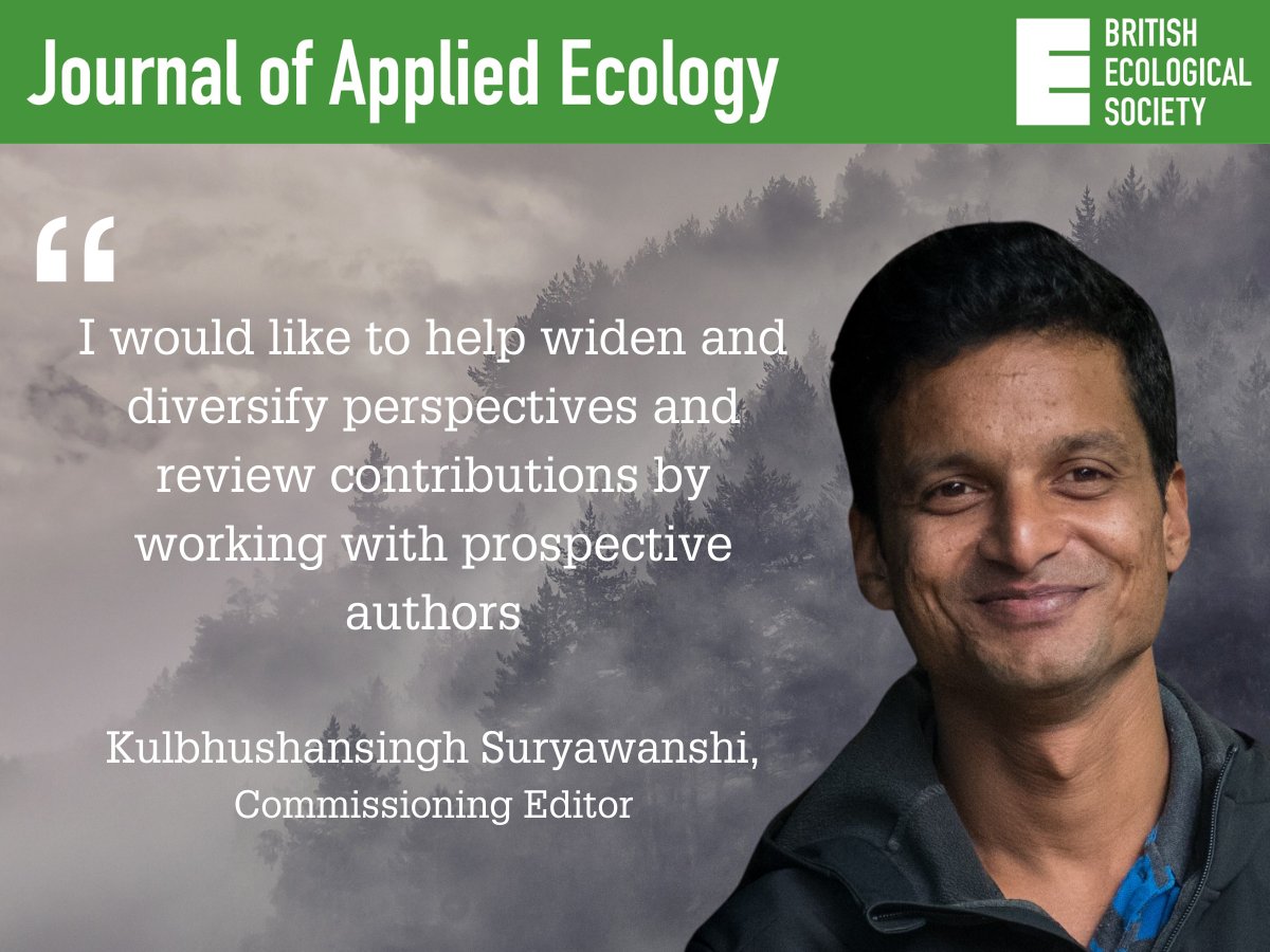 Journal of Applied Ecology (@jappliedecology) on Twitter photo We are thrilled to announce that <a href="/ksuryawanshi/">Krishna Suryawanshi</a>
has joined the team as our new Commissioning Editor! 🌱
You can find out more about Kullu's ambitions for the role and learn a bit more about him here: appliedecologistsblog.com/2024/07/18/mee… We are thrilled to announce that <a href="/ksuryawanshi/">Krishna Suryawanshi</a>
has joined the team as our new Commissioning Editor! 🌱
You can find out more about Kullu's ambitions for the role and learn a bit more about him here: appliedecologistsblog.com/2024/07/18/mee…