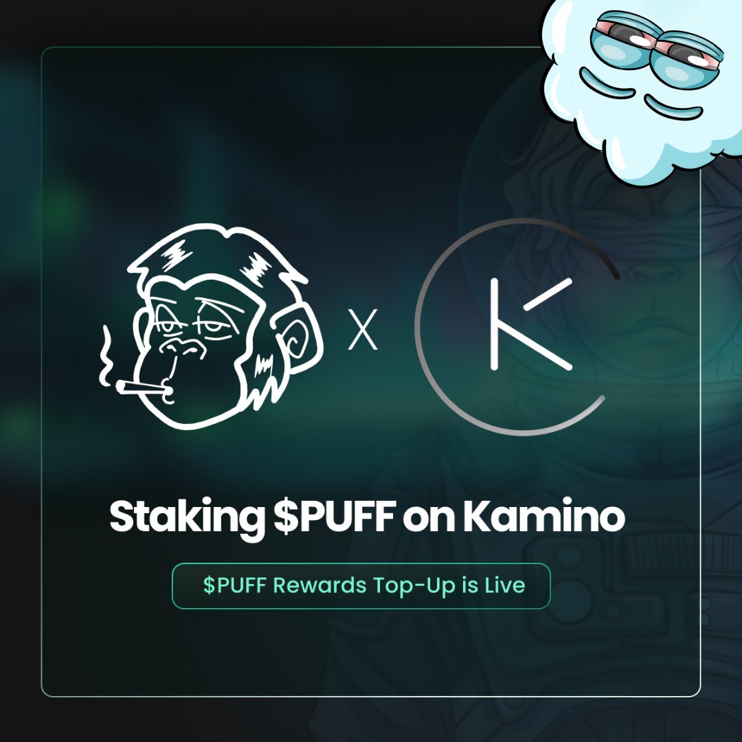 We've topped up some juicy rewards for anyone to farm in the SOL-PUFF vault!

Stake $PUFF to earn $PUFF... it really is that easy 🧠