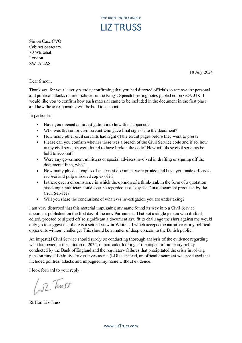 Liz Truss tweet media