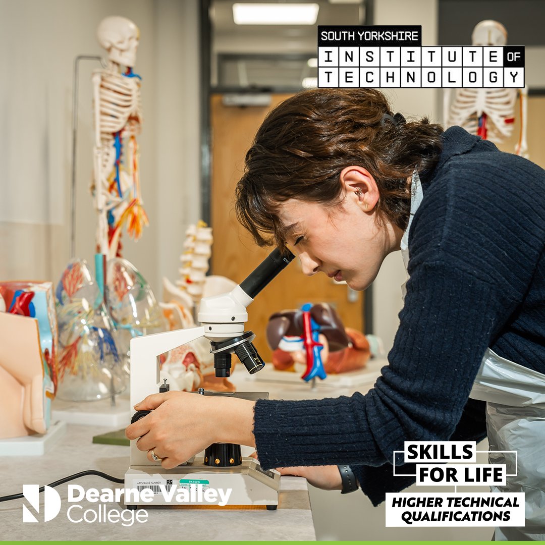 DVCollege's tweet image. Forge a new career, retrain in another, or advance in your current role, we have partnered with the South Yorkshire Institute of Technology (#SYIoT) to offer a #HigherTechnicalQualifications in #Healthcare that can fit around you.

dearne-coll.ac.uk/course-type/hi…

#College #SkillsForLife