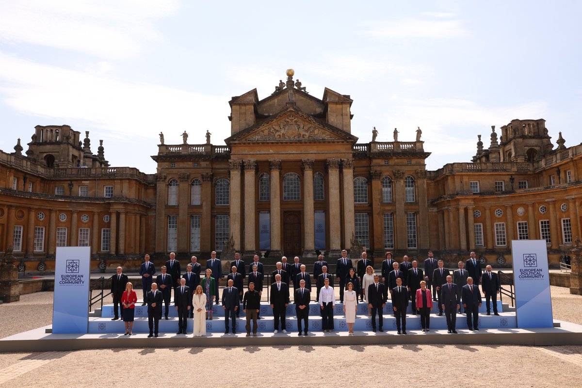 Today we welcome leaders from across Europe to Blenheim Palace for the European Political Community summit.

We are resetting our relationship, working together to drive growth and defend our democracies.

#EPC2024