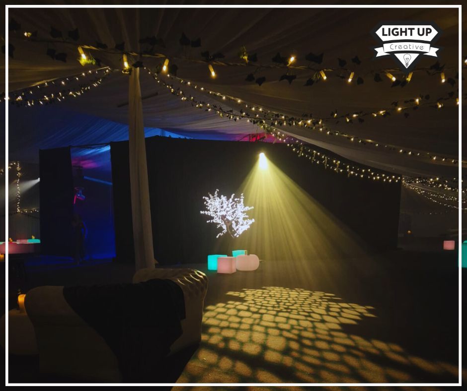 LightUpCreativ1's tweet photo. We loved creating this forest theme in a marquee for a magical summer ball. Our LED tree helped set the scene and we added lots of little touches like trailing ivy and fairy lights to keep the theme going. https://t.co/YUennA0LMJ