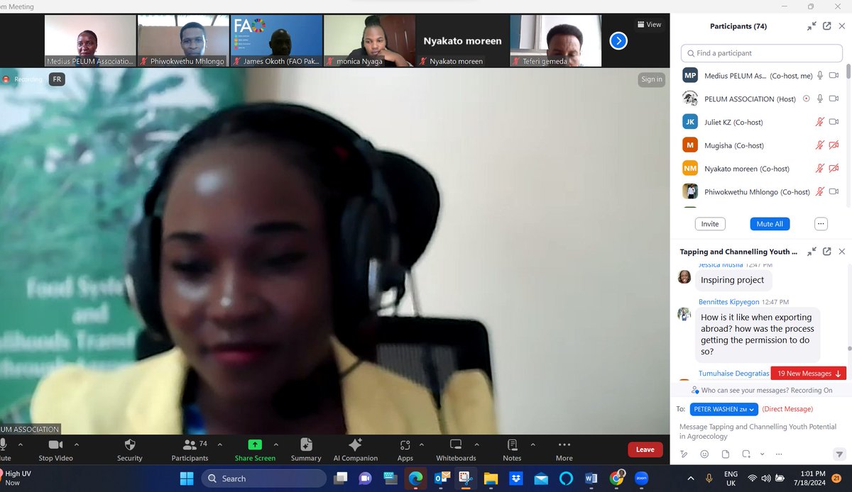 PelumRegional's tweet photo. Hello Africa and the rest of the world,thankyou for participating in this interesting &amp;groundbreaking webinar where we learnt  about the business options for the youth, the experiences and business skills as well as the opportunities for the Youth in Agroecology. https://t.co/FrOCX5LchW