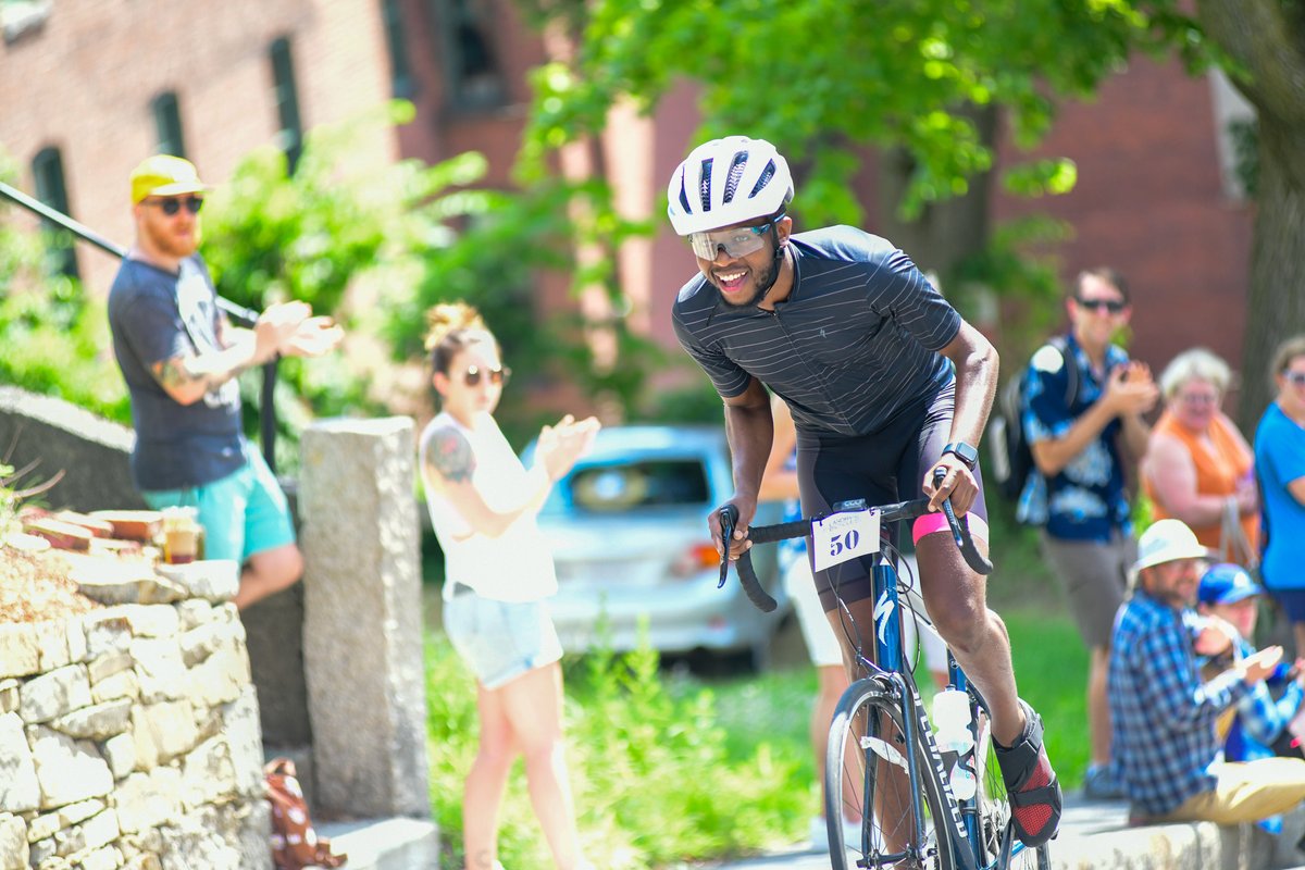 MajorTaylor99's tweet photo. This Sunday (July 21): See how fast you can pedal up George Street in Worcester, where rising star Major Taylor made his mark in 1895. It's wicked steep! 🚴https://t.co/PIbXiow6bM @worcestermag @MegTrogolo @TGRDuckett https://t.co/rzEVd5Wd3G