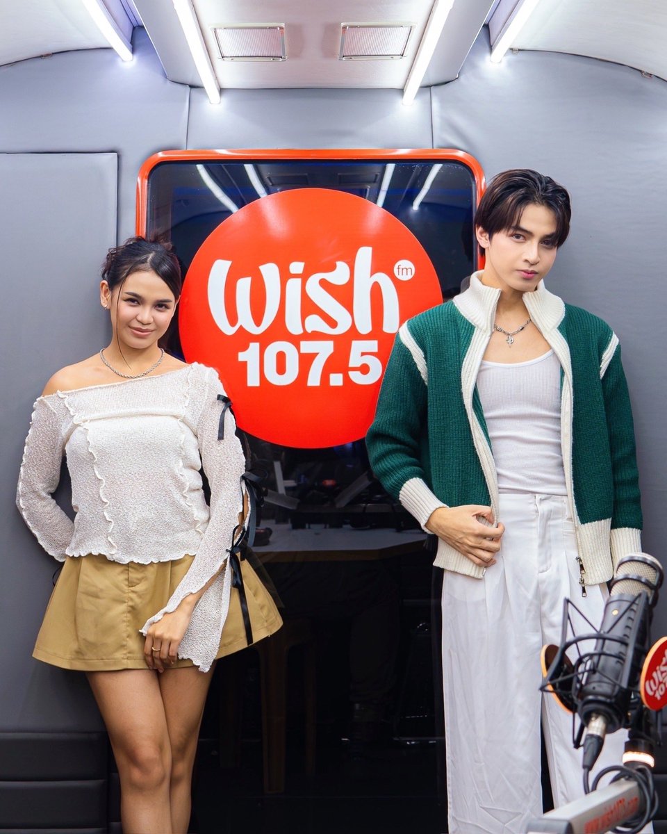 vxonofficial's tweet photo. [📸] #VXON_FRANZ with @zephanie at the WISH BUS 🚌🎶
They performed their collaboration song "Miss Na Kita" yesterday with a special arrangement. 

Stay tuned for their LIVE SESSION episode this FRIDAY at VXON Official's Youtube Channel! 🔥

#VXON #VXON2020 #ZEPHANIE https://t.co/FRF1gj3dqU