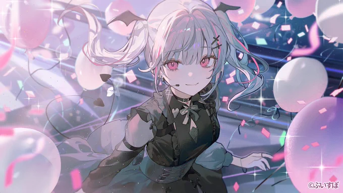この度、空澄セナ()さんの4周年記念3Dライブのキービジュアルイラストを担当させていただきました。  空澄さんの活動4周年おめでとうございます!  #空澄セナ4周年記念LIVE