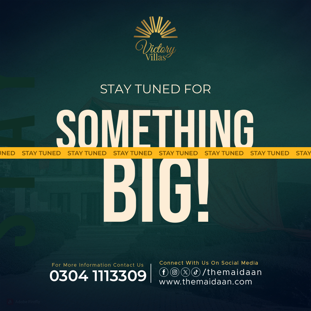 Maidaan - Simplifying Realestate (@the_maidaan) on Twitter photo Stay tuned for something big! Get ready to experience a groundbreaking transformation in city living.ย
๐๐๐: +๐ต๐ฎ-๐ฏ๐ฌ๐ฐ-๐ญ๐ญ๐ญ-๐ฏ๐ฏ๐ฌ๐ต
๐ฉ๐ถ๐๐ถ๐ ๐ผ๐๐ฟ ๐ช๐ฒ๐ฏ๐๐ถ๐๐ฒ: themaidaan.com
#BigAnnouncement #StayTuned #CityLiving #Excitement #UrbanLifestyle #RealEstate Stay tuned for something big! Get ready to experience a groundbreaking transformation in city living.ย
๐๐๐: +๐ต๐ฎ-๐ฏ๐ฌ๐ฐ-๐ญ๐ญ๐ญ-๐ฏ๐ฏ๐ฌ๐ต
๐ฉ๐ถ๐๐ถ๐ ๐ผ๐๐ฟ ๐ช๐ฒ๐ฏ๐๐ถ๐๐ฒ: themaidaan.com
#BigAnnouncement #StayTuned #CityLiving #Excitement #UrbanLifestyle #RealEstate