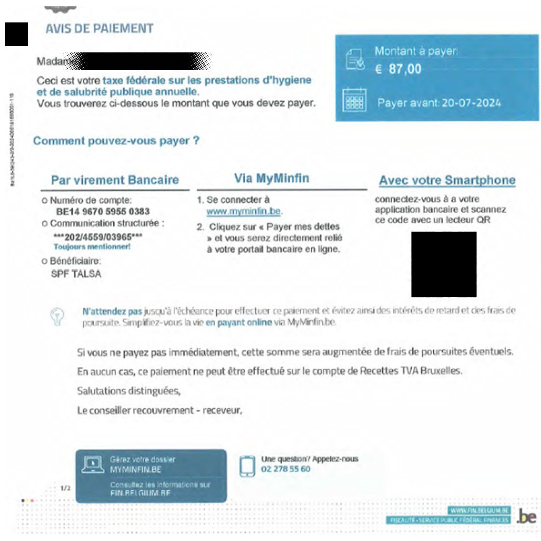 🚨 Attention ! Cette tentative de phishing circule actuellement. Il s’agit d’un faux message qui provient d’escrocs qui se font passer pour le SPF Finances.
🧐 À notre connaissance, ce courrier existe exclusivement en français.
Plus d’infos 👉 finances.belgium.be/fr/phishing.