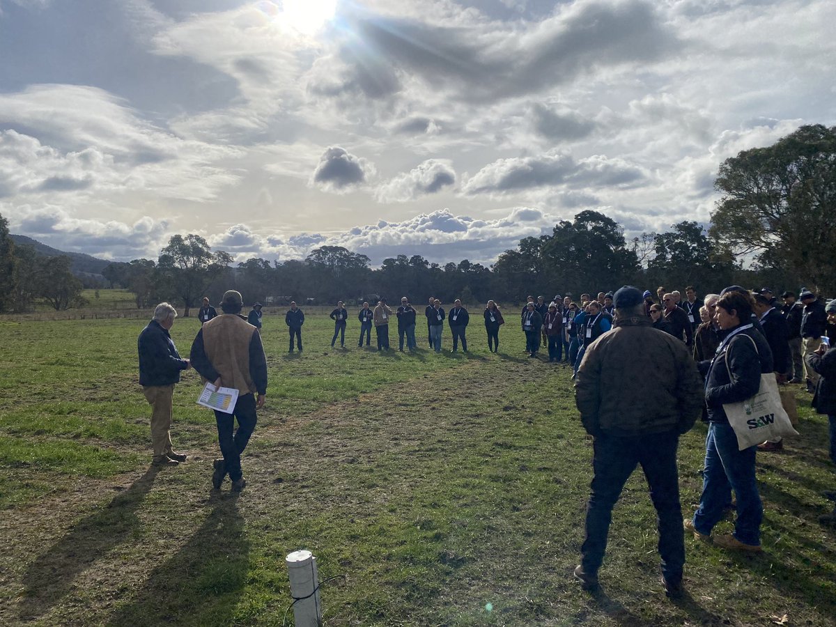 jacksonmdavis's tweet photo. Excellent grasslands conference in Bendigo. Had 2 full days covering all aspects of pasture systems with added talks on drones and optiweigh fits. https://t.co/Ea2taBRGoy